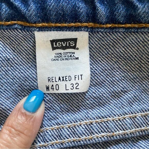 Levi's Jeans‎ Men's Blue 540 Denim Relaxed Fit Jeans Sz W40 x L32 - Picture 9 of 9